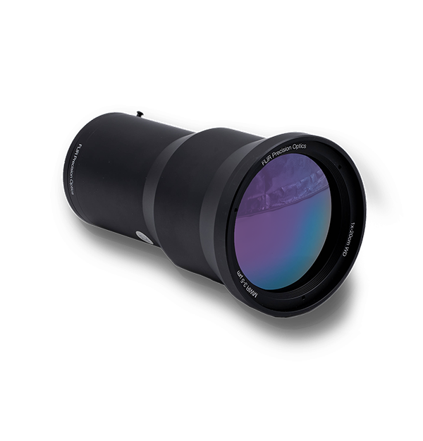 1x/20 cm Microscope, 3-5 µm, f/4 MWIR FPO Manual Bayonet Lens